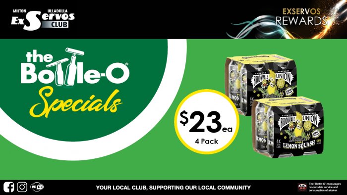 Brookvale Union Vodka & Lemon Squash