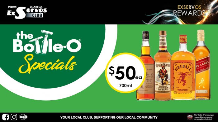 Sailor Jerry or Captain Morgan Spiced Rum, Fireball Cinnamon Whisky or Johnnie Walker Red Label
