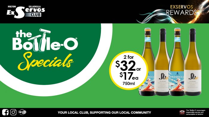 De Bortoli KV Prosecco or  Fat Bastard Chardonnay