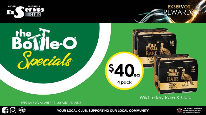 Wild Turkey Rare & Cola