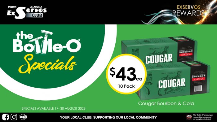 Cougar Bourbon & Cola