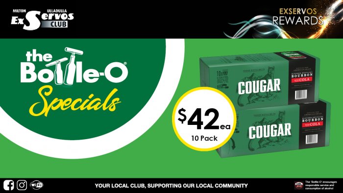 Cougar Bourbon & Cola