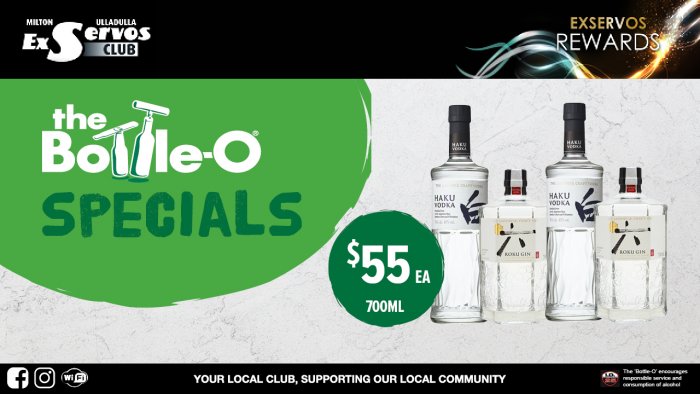 Haku Vodka or Roku Gin