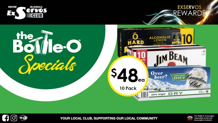 Hard Rate Alcoholic lemon, Jim Beam & Cola or Canadian Club & Dry or Cola