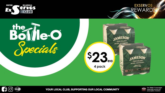 Jameson Irish Whiskey Smooth  Dry & Lime