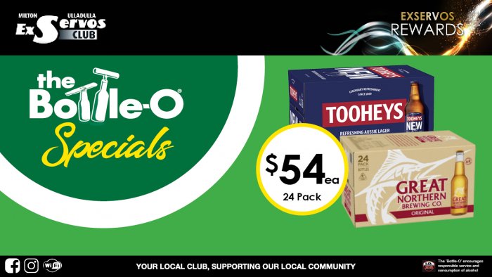 Tooheys New or Great Northern Original