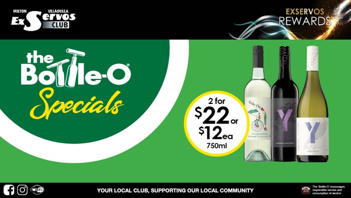 Ride On Sauvignon Blanc or Yalumba Y Range
