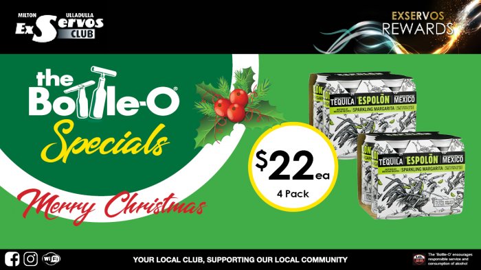 Espolon Sparkling Margarita