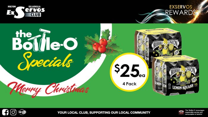 Brookvale Union Vodka &  Lemon Squash