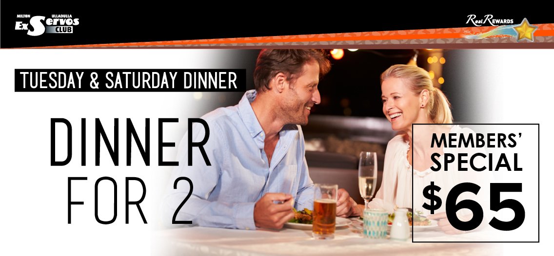 Tuesday and Saturday Dinner