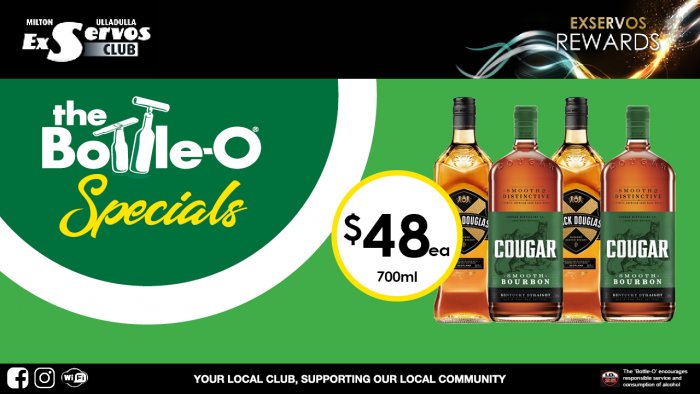 Black Douglas Scotch or  Cougar Bourbon