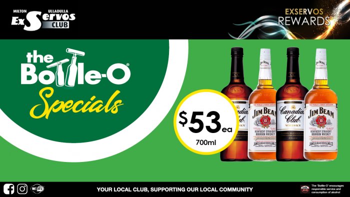 Canadian Club or Jim Beam