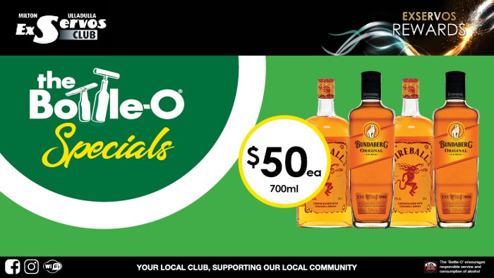 Fireball Cinnamon Whisky or Bundaberg Rum