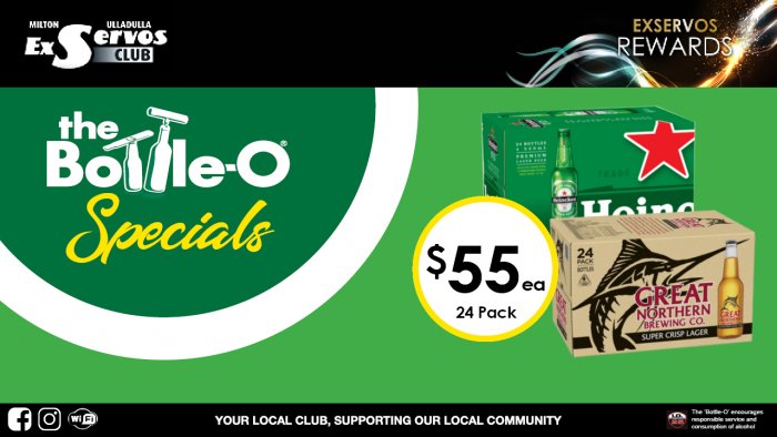 Heineken or Great Northern Super Crisp
