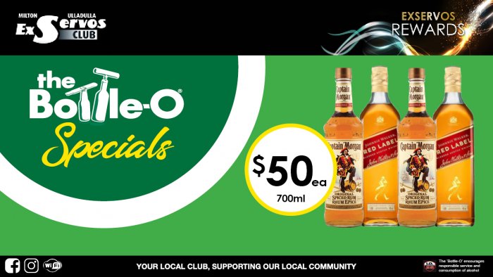 Captain Morgan Spiced Rum  or Johnnie Walker Red Label