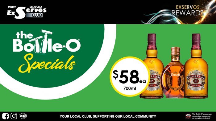 Chivas Regal or Dimple Scotch