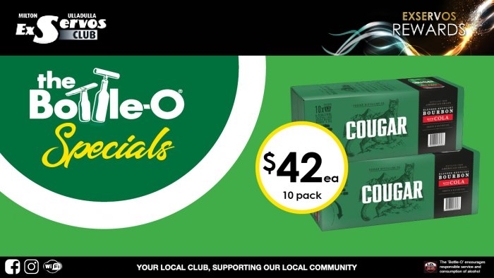 Cougar Bourbon & Cola