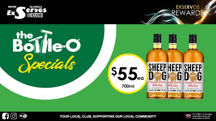 Sheep Dog Peanut Butter  Whiskey