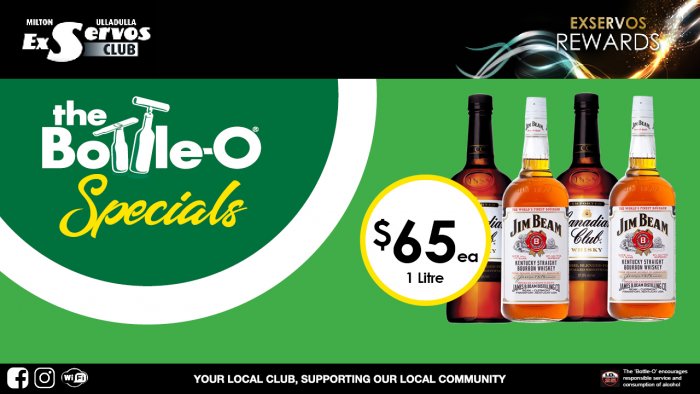 Canadian Club or Jim Beam