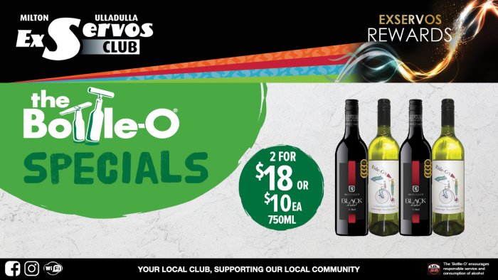 McGuigan Black Label Range or Ride On Sauvignon Blanc