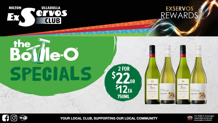 Jacob’s Creek Reserve Range or Yalumba Y Range