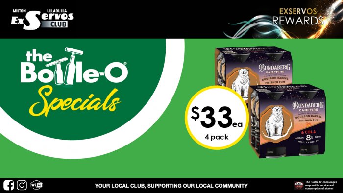 Bundaberg Campfire  Bourbon Rum & Cola 8%