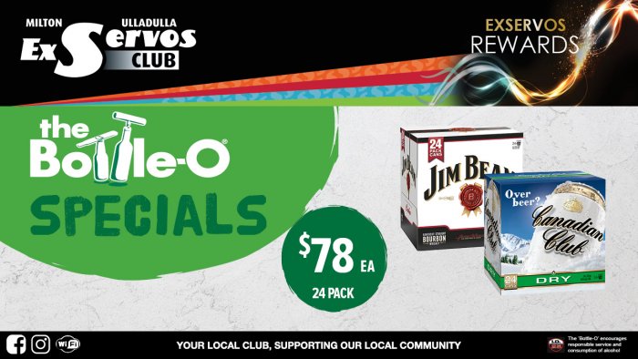 Jim Beam & Cola or Canadian Club & Dry Cubes