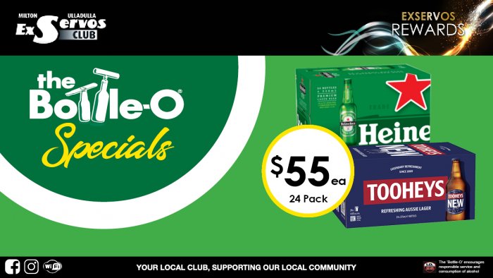 Heineken or Tooheys New