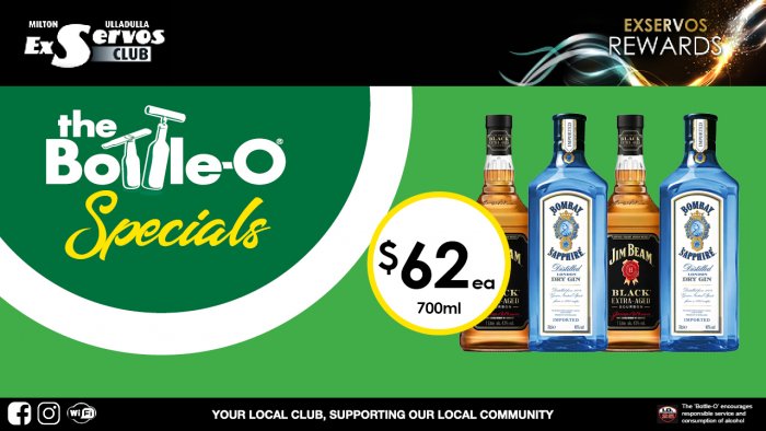 Bombay Sapphire Gin or  Jim Beam Black Label
