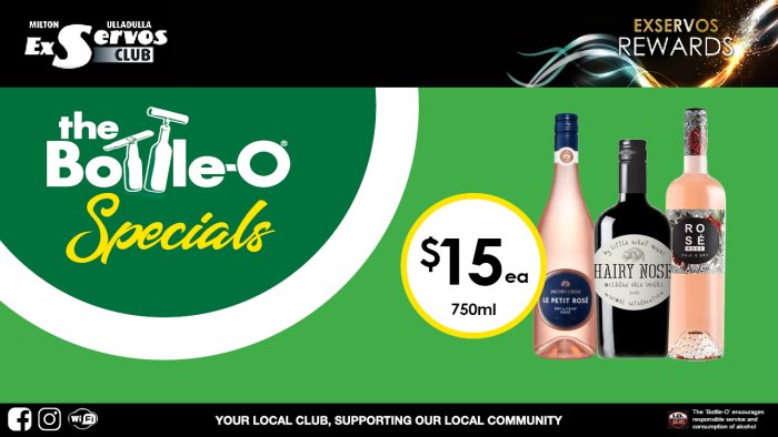Jacobs Creek Le Petit Rose, Hairy Nose Range or De Bortoli Rose Rose