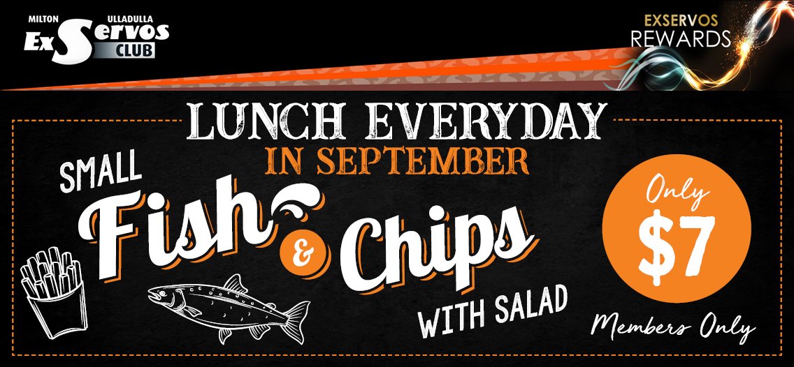 $7 Small Fish & Chips!