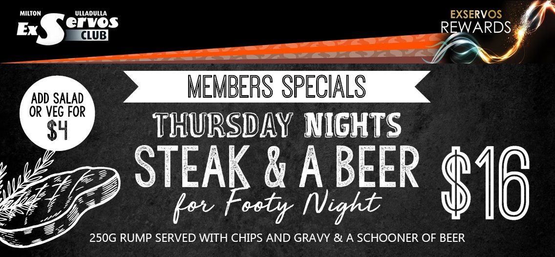 Thursday Night Southside Steak pecial