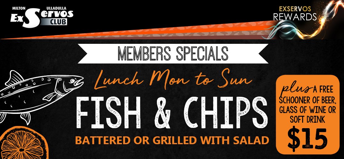 Fish & Chips - Lunch Everyday