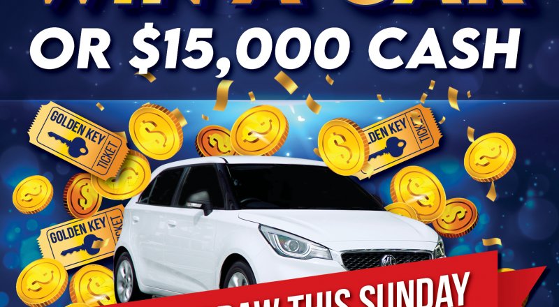 Win a CAR or $15K Cash